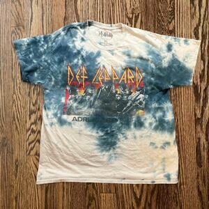 Def leppard tie dye t shirt